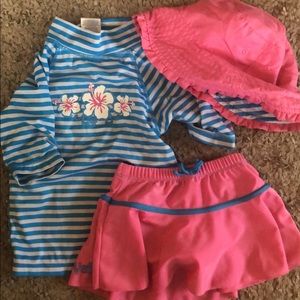 Kids complete swim outfit